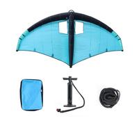 Ala de surf inflable, equipo de deportes acuáticos ligero de mano con diseño de ventana, mochila y correa de surf para alas de viento y juegos acuáticos
