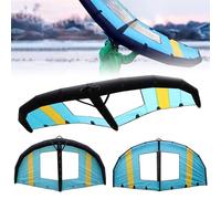 Ala de surf inflable para entrenamiento de kitesurf, alas de viento de mano con ventana, incluye inflador y kit de reparación, ideal para principiantes adultos