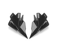 ala de Viento Alerón Delantero De Motocicleta Aerodinámico Para Kit Fuerza Descendente Ala Alerones Frontales Winglet Compatible Con Para ZX-4R 2023-2025(Gloss Black)