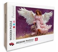 ala Puzzle Madera, PúRpura Puzzle 3000 Piezas Adultos con Compact Box 122x81cm, Rompecabezas Desafiante, Juegos de Rompecabezas Creativos para Hombres Mujeres Adolescente, Regalos para niñas, 9-1845