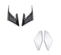ala Viento Motocicleta para CB650R 2019-2023 Protector De ala De Motocicleta Marco De Carenado Paneles Laterales Tapa De Tanque, Protector De Carcasa Alerón Moto(Wing and Silver Side)