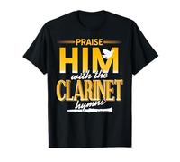 Alaba con Clarinete Himnos Espirituales Camiseta