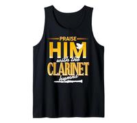 Alaba con Clarinete Himnos Espirituales Camiseta sin Mangas