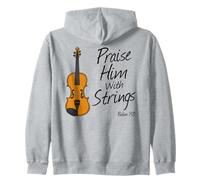 Alabadle con Cuerdas, violín, Violinista, músico de Iglesia Sudadera con Capucha