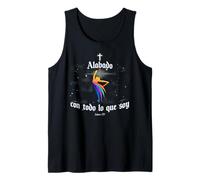 Alabado con Todo lo Que Soy Culto Danza Cristiana Salmos 150 Camiseta sin Mangas