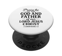 Alabado sea Dios Padre de Jesús Escritura 2 Corintios 1:3 PopSockets PopGrip Adhesivo