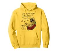 Alabado sea Él Cada Temporada Salmo 34:1 León Floral Sudadera con Capucha