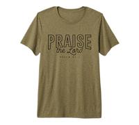 Alabado Sea el Señor Salmo 34 1 Alabando a Jesucristo Cristiano Camiseta Premium