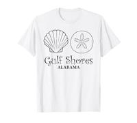 Alabama Beach Vacaciones Sheller en Gulf Shores Camiseta