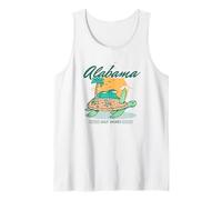 Alabama Gulf Shores Sea Turtle - Recuerdo de vacaciones Camiseta sin Mangas
