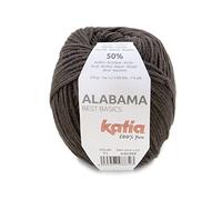 Alabama un acrilico de Katia en ovillos de 50 gramos y 105 metros. (Marrón oscuro (71))
