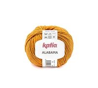Alabama un algodón de Katia ovillos 50 gramos y 105 metros.Color Naranja Quemado (70)