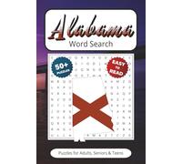 Alabama Word Search - Silver Tongue WordGames: Puzzles With Easy to Read Print about the Heart of Dixie | 6x9 inches 110 pages | Gift for Vacations, Holidays, Travel Games