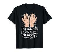 Alabanza Manos Mi Adoración Es Fuerte Líderes de Adoración Cristiana Camiseta