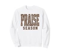 Alabanza Temporada Fe Cristiana Cita Floral Adoración Sudadera