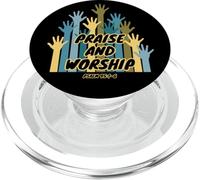Alabanza y Adoración Manos Fe Cristiana Inspiración Religiosa PopSockets PopGrip para MagSafe