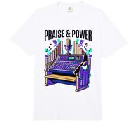 Alabanza y Poder Adoración Iglesia Música Cristiana Ministerio Sonido Comfort Colors Adult Heavyweight T-Shirt