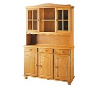 Alacena Altea, realizada en Madera de Pino Macizo, Serie Canet. Medidas 197x42 (altoxfondo). Traseras en MDF. (130 de Ancho, Miel)