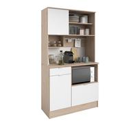 Alacena cocina socool jackson blanco / roble 185.7 x 100.2 x 45.3cm