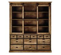 Alacena de madera de mango maciza 189 cm