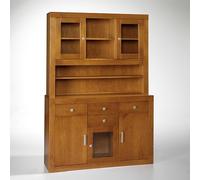 Alacena, Realizada en Madera de Pino Maciza, Serie Kalpe. Realizada en Color Cerezo Claro. Medidas: 187x42 cm (Alto x Fondo) (130 cm de Ancho)