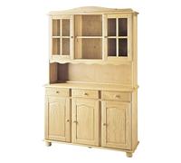 Alacena, realizada en Madera de Pino Macizo, seie Canet. Medidas 197x42 (altoxfondo). Diferentes Elementos a Juego. Traseras en MDF. (130 de Ancho, Sin barnizar)