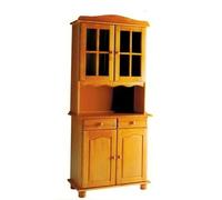 Alacena, realizada en Madera de Pino Macizo, seie canet. Medidas 197x42 (altoxfondo). Diferentes Elementos a Juego. Traseras en MDF. (88 de Ancho, Miel)