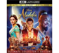 ALADDIN (4K UHD Blu-ray) Will Smith Mena Massoud Naomi Scott (Importación USA)