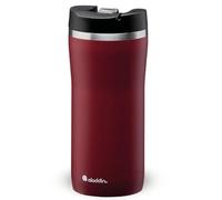 Aladdin Barista Mocca Thermavac Leak-Lock Termo Café Para Llevar 0.35L Burgundy Red - Botella Termica Acero Inoxidable - Se Mantiene Caliente 3 Horas - Libre de BPA - Apta Para Lavavajillas