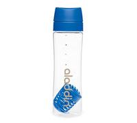 Aladdin Infuse Botella Agua 0.7L Azul - Infusión Extraíble - Tapa Bidireccional Antifugas Para Facilitar la Limpieza - Resistente a Manchas y Olores - Libre de BPA - Apta Para Lavavajillas