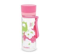Aladdin My First Aveo Botella Agua Niños Colegio 0.35L Dino Pink Print - Amplia Abertura - Libre de BPA - Botellas de Agua Para Niños - Resistente a Manchas y Olores - Apta Para Lavavajillas