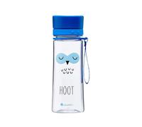 Aladdin My First Aveo Owl Botella Agua Niños Colegio 0.35L Azul - Amplia Abertura - Libre de BPA - Botellas de Agua Para Niños - Resistente a Manchas y Olores - Apta Para Lavavajillas