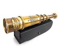 ALADEAN Regalos religiosos para niños - Be Strong & Courageous con cita grabada de 16 pulgadas, telescopio de vidrio espía celestial, regalo para hombres, regalos cristianos católicos significativos