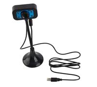 Aladeno Webcam 640x480 Cámara Web de Enfoque Manual de Alta definición para PC con luz de Relleno LED Micrófono Externo Cámara Web Cámara de PC Cámara Web para computadora de