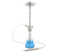 Aladin Origins Chicago 83 cm Shisha Schlauch Wasser Pfeife Hookah Robust, W522, Farbe Blau - Türkis