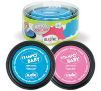Aladine 03851 Stampo Baby - Recambio de tinta para tampones, color rosa y azul , color/modelo surtido