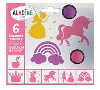 Aladine - 6 plantillas para niño princesa