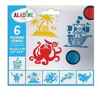 Aladine - 6 plantillas para niños piratas