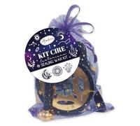 Aladine 71133 - Kit de cera para ocultar esotérica, sello + hornillo + cuchara + perlas de cera - imparcialidad - Astrología