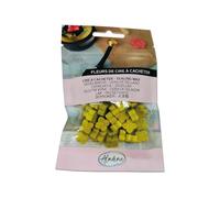 Aladine 72610 - 60 perlas de cera para ocultar - amarillo Mimosa nacarada - para crear sello de cera - flores de cera - hacer parte de boda, nacimiento, letras, correos, menús y regalos