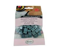 Aladine 72654 - 60 perlas de cera - gris claro - para crear sello de cera - flores de cera - hacer parte de boda, nacimiento, letras, correos, menús y regalos - 72654