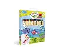 ALADINE 8 Lápices de Colores Jumbo para Bebé