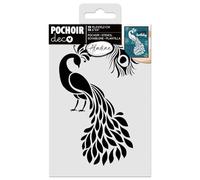 Aladine 81266 - Plantilla para decoración de todas las superficies (15 x 10 cm), diseño con aerógrafo