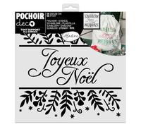 Aladine 81288 - Plantilla para decoración de Navidad, 28 x 28 cm, diseño de Halloween, para pintura, Airbrush, scrapbooking