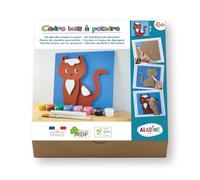 Aladine - Caja de marco de madera para pintar gatos con certificación PEFC 100%