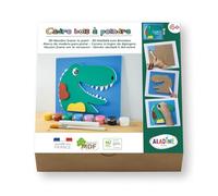 Aladine - Caja de marco madera para pintar Dino con certificación PEFC 100%