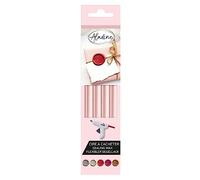 Aladine - Pack de 4 varillas de cera flexible - rosa pastel