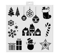 Aladine - Plantilla de plantillas de Navidad, 30 x 30 cm