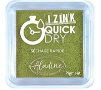 Aladine Tinta Izink Quick Dry, Verde Oliva, 5 x 5 cm