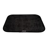 Aladino la Alfombra Mágica Felpudo Interior/Exterior para Hogar, Baño y Cocina - Antideslizante, Lavable y Ultra Absorbente - Diferentes tamaños y colores - Made in Italy 65x100 cm, Negro